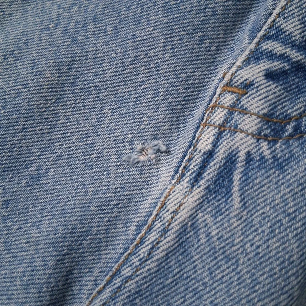 Vtg Anchor Blue Beyond Baggy Jeans Men 38 X 30 Fits 36